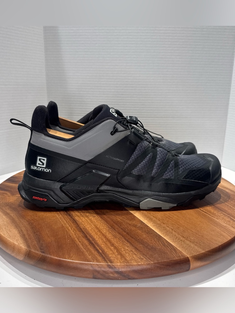 Salomon X Ultra 4 GTX Men’s Size 14 Black Waterproof Hiking Trail Shoes